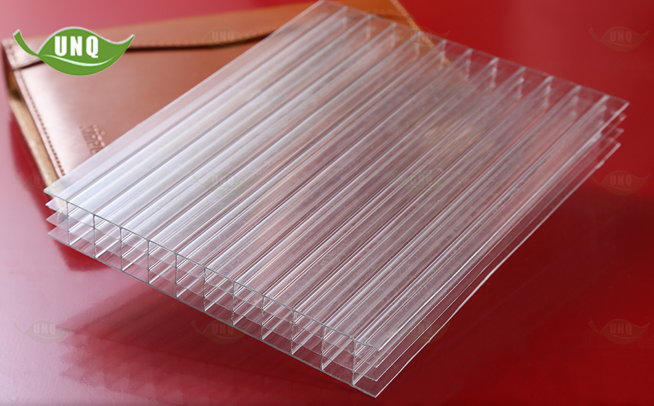 透明四層陽光板樣品