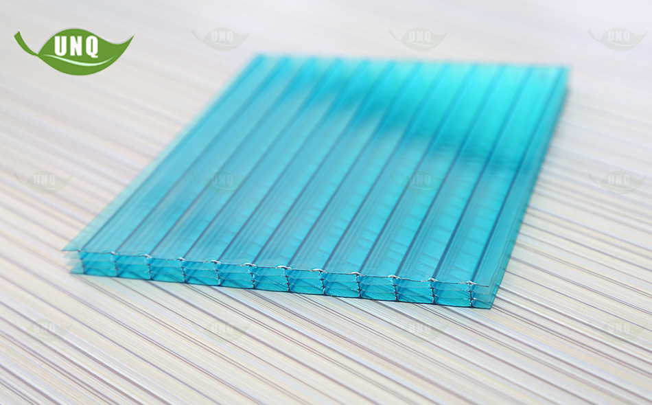 湖藍四層陽光板