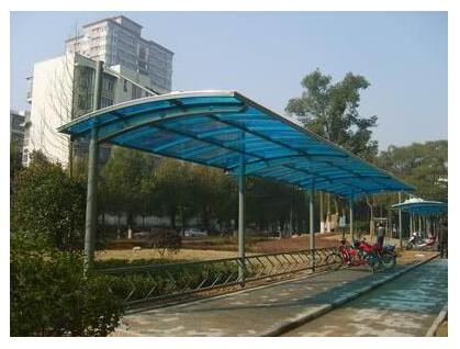 小區陽光板雨棚