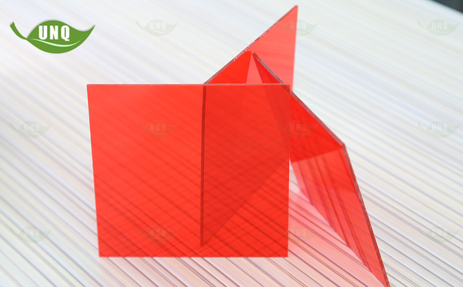 優尼科紅色耐力板圖片