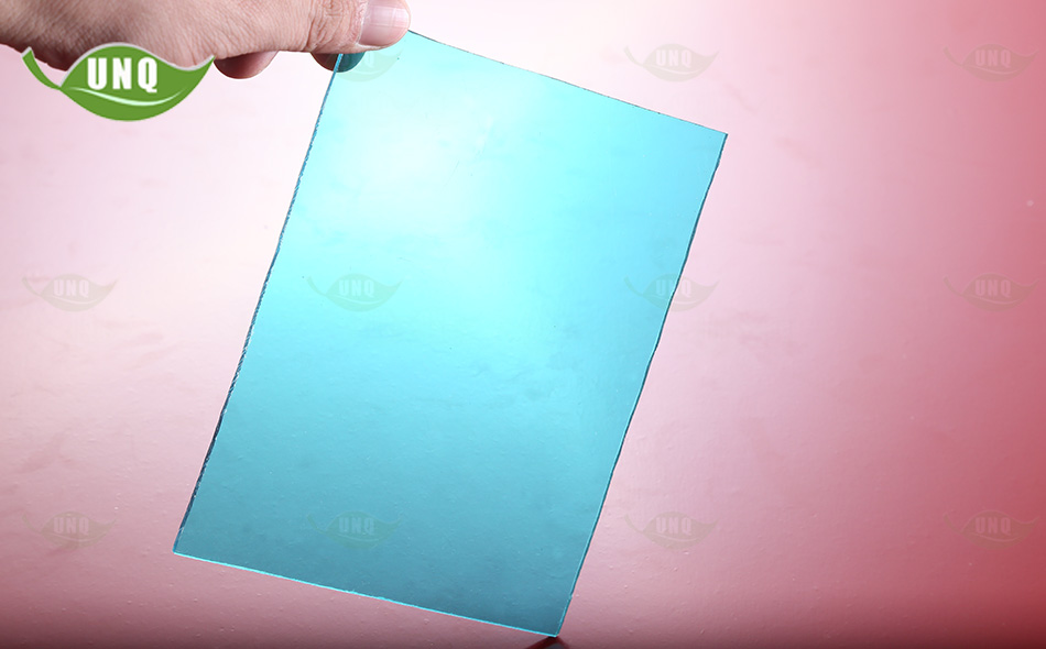 湖藍實心pc耐力板