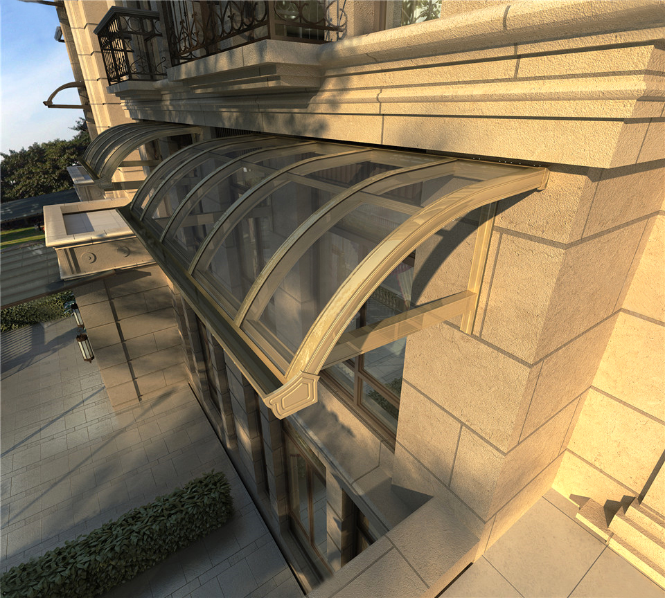 陽光板雨棚樣式